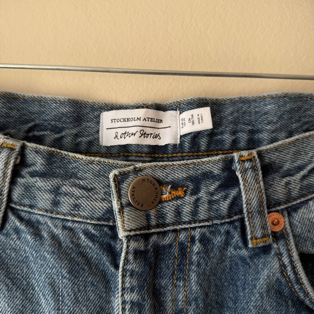 & Other Stories High Rise Straight Leg Jeans